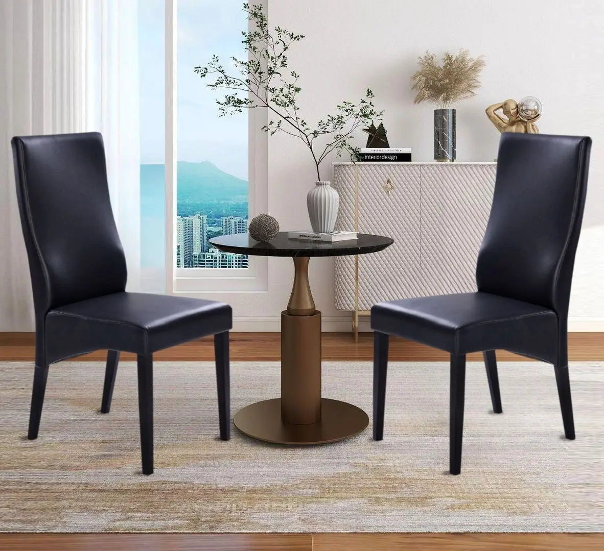 Set scaune Marcel Prod RH6012C (Black)