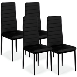 Набор стульев Mebelki24 VELVET4CZARNY4 (Black) Thumb