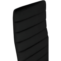 Набор стульев Mebelki24 VELVET4CZARNY4 (Black) Thumb