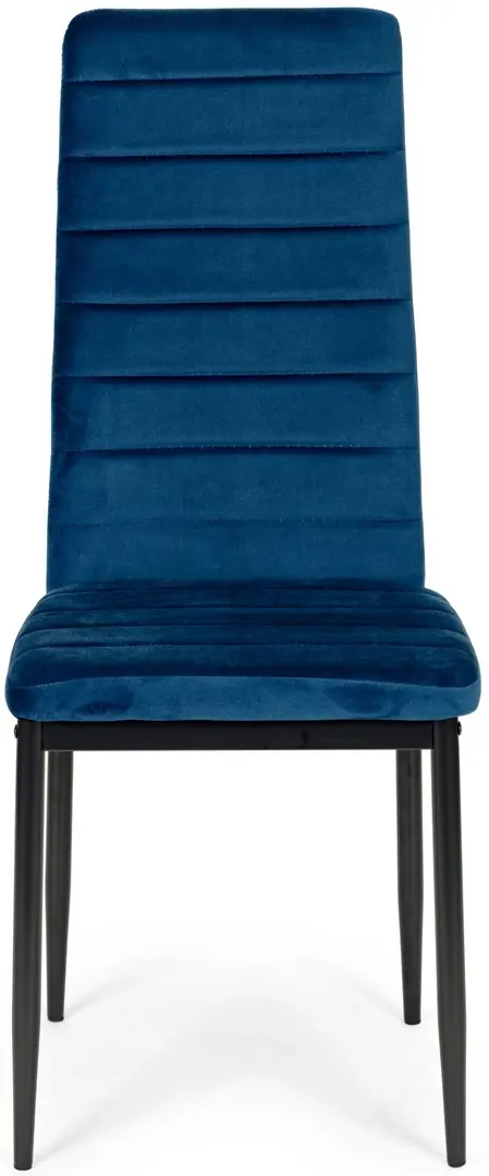 Set scaune Modern Home Velvet 4 (Blue/Black)