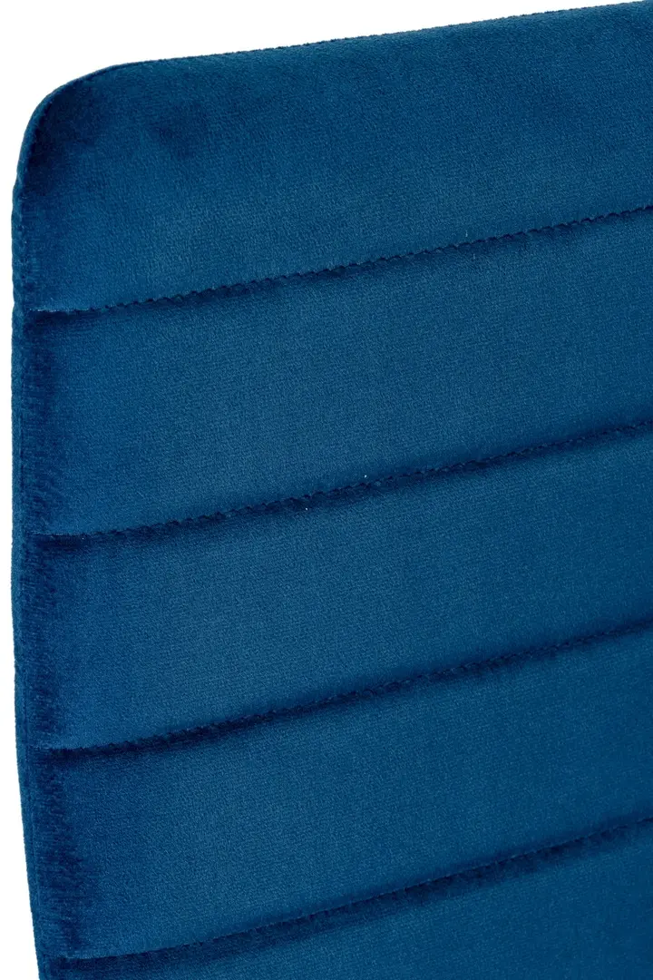 Set scaune Modern Home Velvet 4 (Blue/Black)