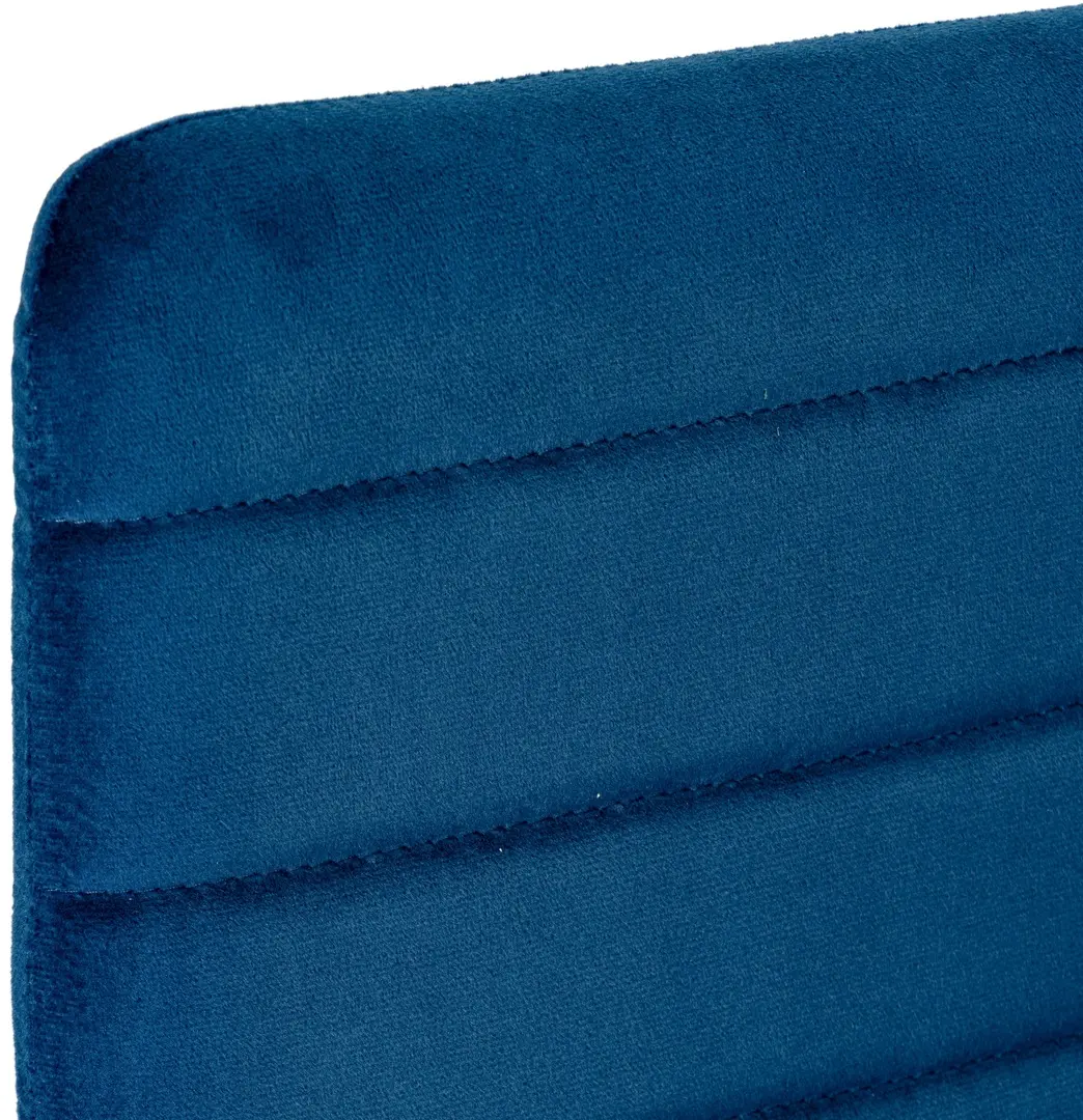 Set scaune Modern Home Velvet 4 (Blue/Black)