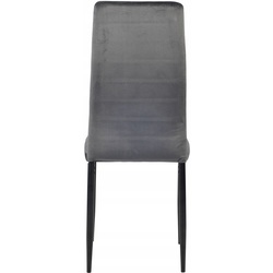 Set scaune Modern Home Velvet 4 (Grey/Black) Thumb