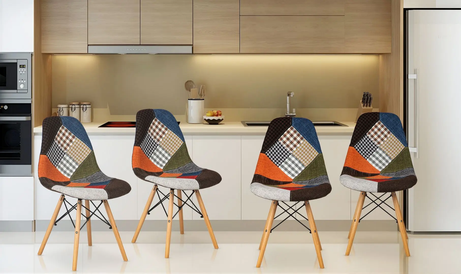 Set scaune Modern Home DC-006 (Multicolor)