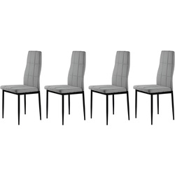 Набор стульев Modern Home DC860-4 (Light Grey) Thumb