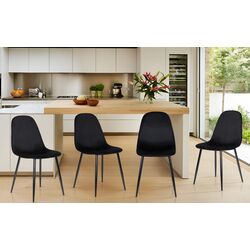 Set scaune Modern Home J933 (Black)