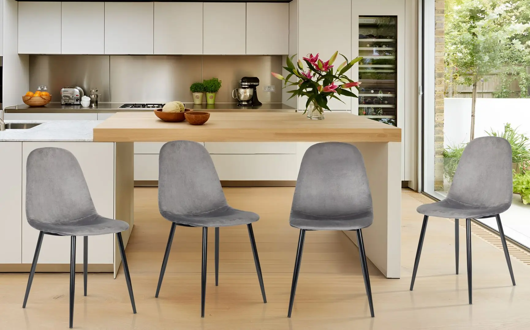 Set scaune Modern Home J933 (Grey)