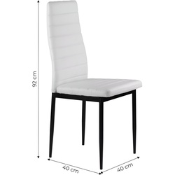 Set scaune Modern Home KE01 (White) Thumb