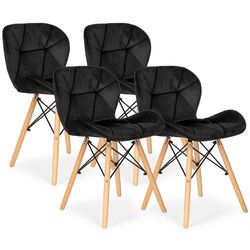 Set scaune Modern Home KJC208 (Black) Thumb