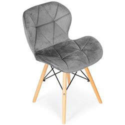 Set scaune Modern Home KJC208 (Grey) Thumb