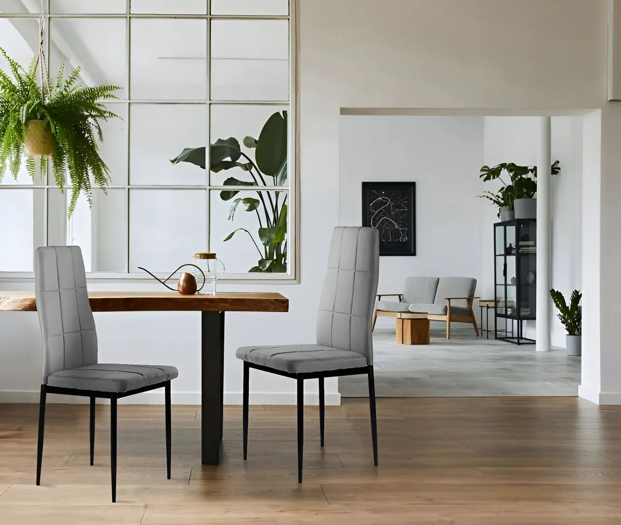 Set scaune Modern Home KW01 (Grey)