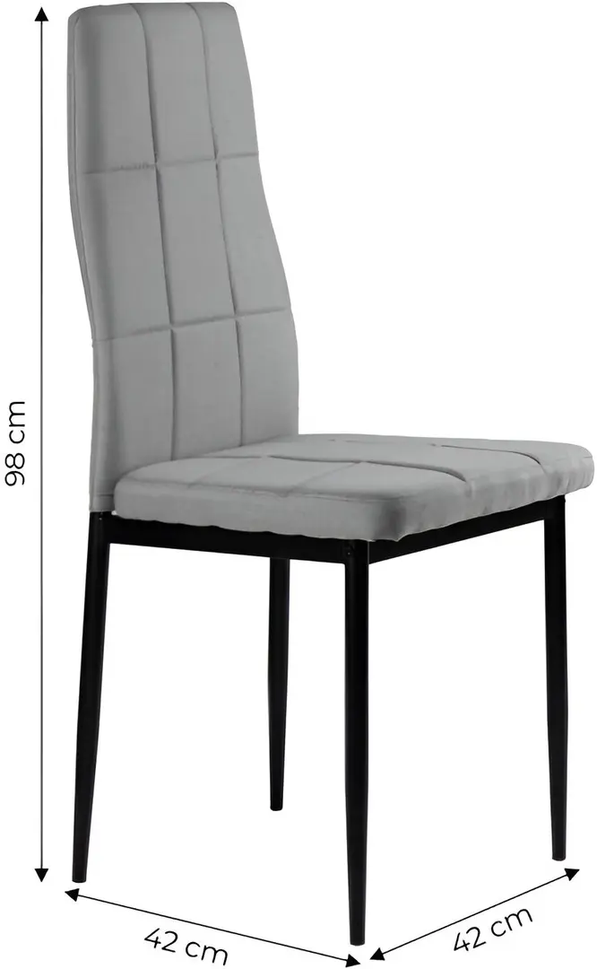 Set scaune Modern Home KW01 (Grey)