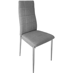 Set scaune Modern Home KW01 (Grey/Chrome) Thumb