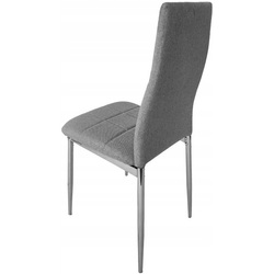 Set scaune Modern Home KW01 (Grey/Chrome) Thumb