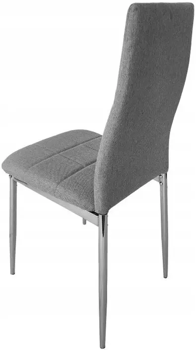 Set scaune Modern Home KW01 (Grey/Chrome)