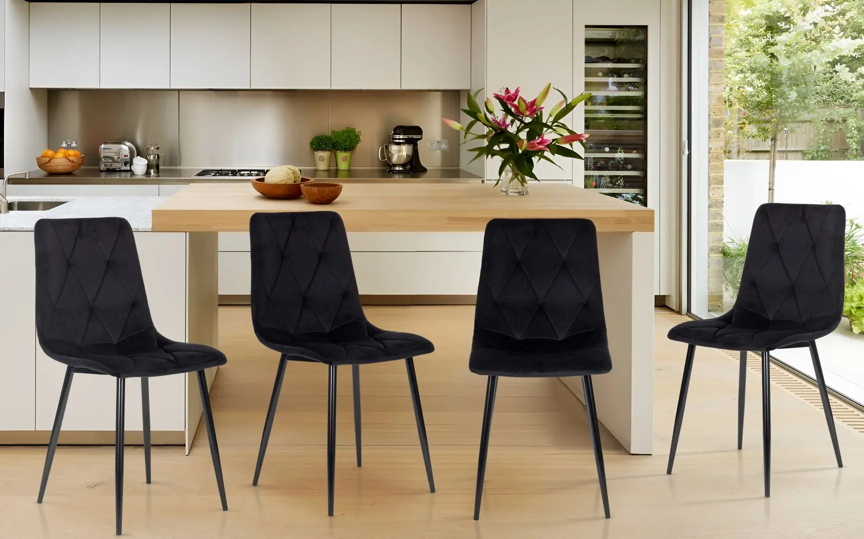 Набор стульев Modern Home MC47-1 (Black)