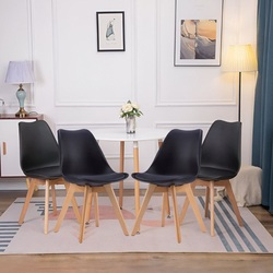 Set scaune Modern Home PC-003 (Black)