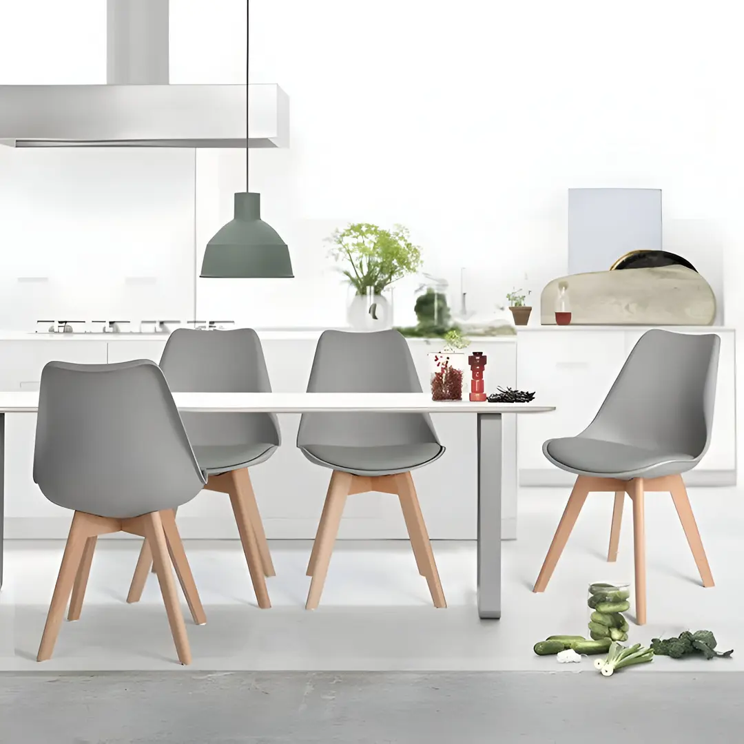 Set scaune Modern Home PC-003 (Light Grey) - 8