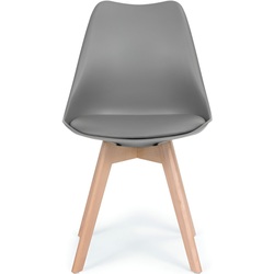 Set scaune Modern Home PC-003 (Dark Grey) Thumb
