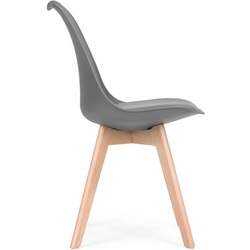 Set scaune Modern Home PC-003 (Dark Grey) Thumb