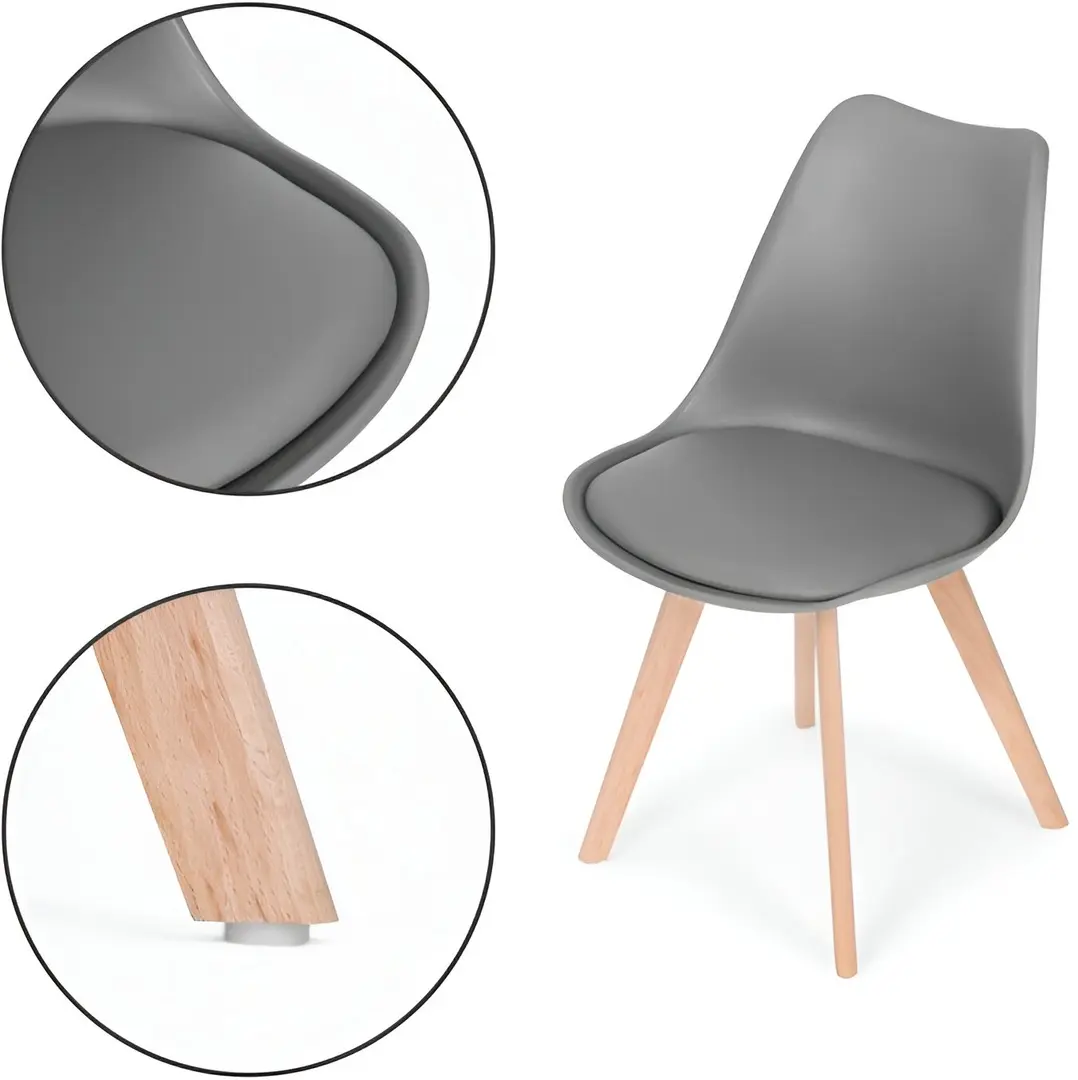 Set scaune Modern Home PC-003 (Dark Grey) - 8
