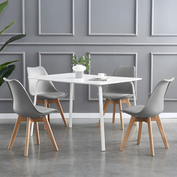 Set scaune Modern Home PC-003 (Light Grey)