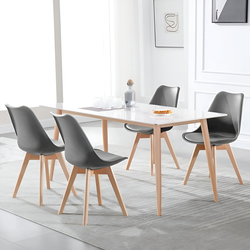 Set scaune Modern Home PC-003 (Dark Grey)