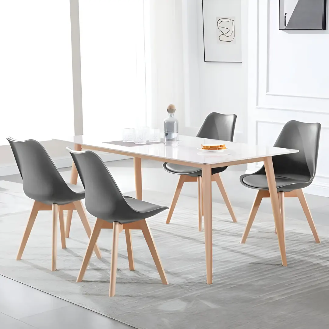 Set scaune Modern Home PC-003 (Dark Grey)