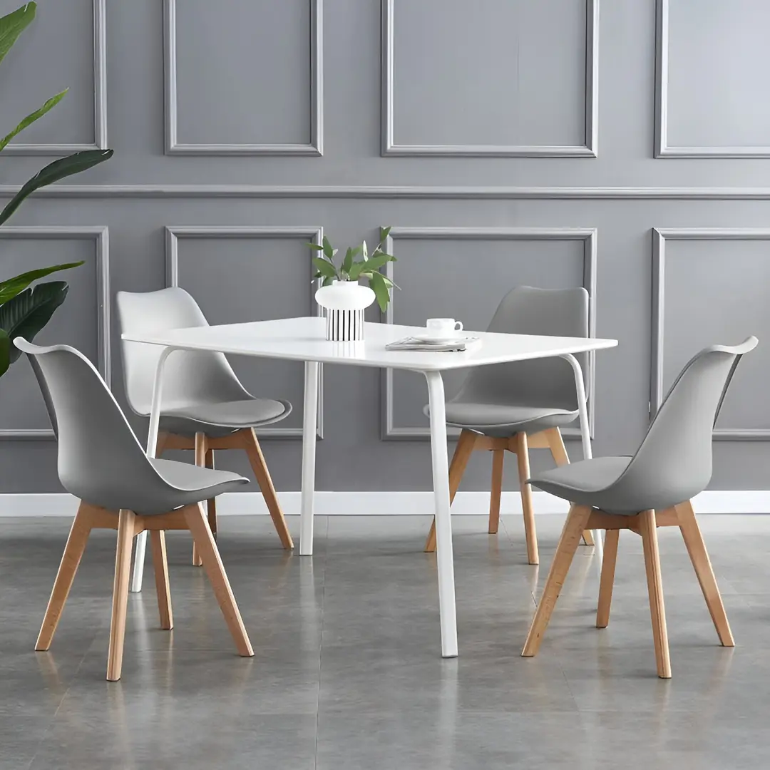 Set scaune Modern Home PC-003 (Light Grey)
