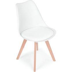 Set scaune Modern Home PC-003 (White) Thumb