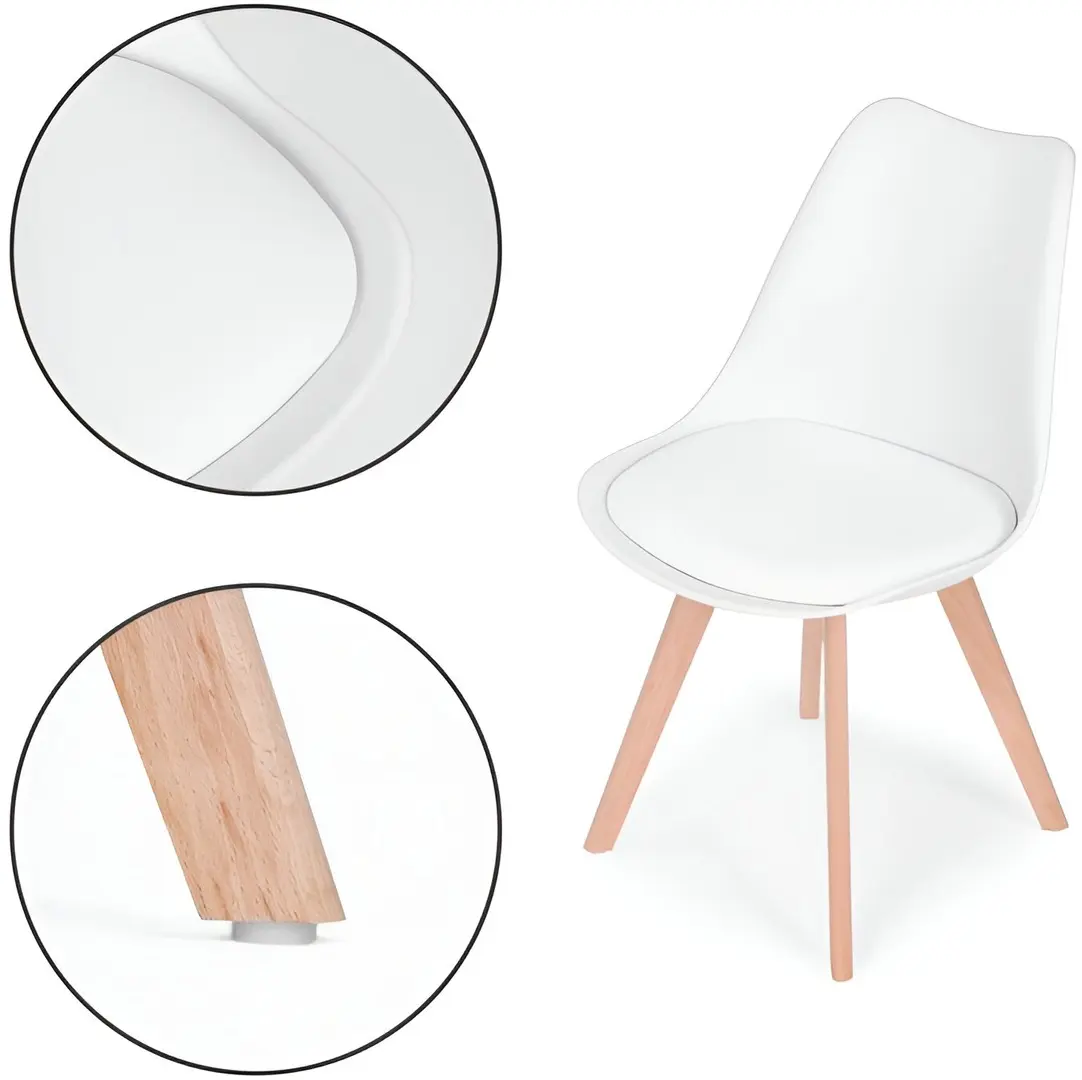 Set scaune Modern Home PC-003 (White)