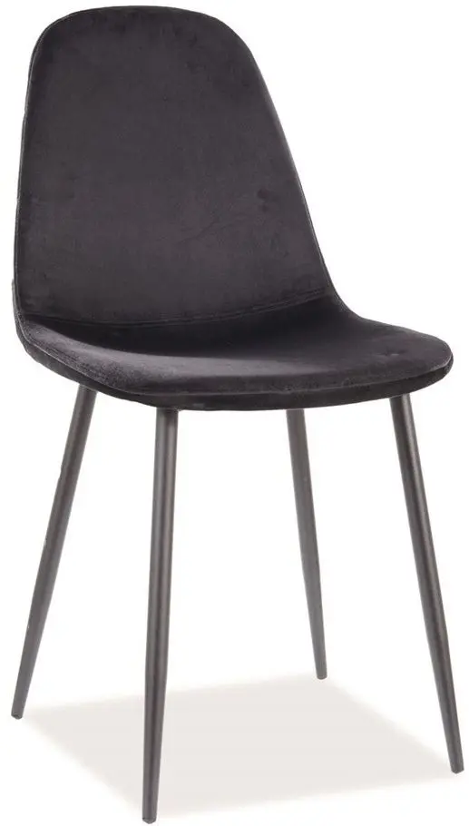 Набор стульев Signal Fox Velvet 6pcs (Black)