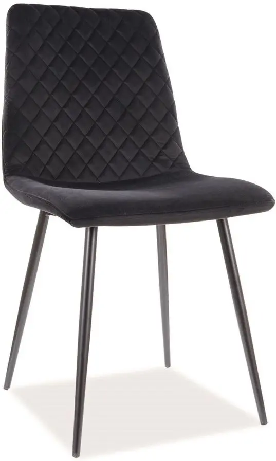 Set scaune Signal Irys Velvet 6pcs (Black)