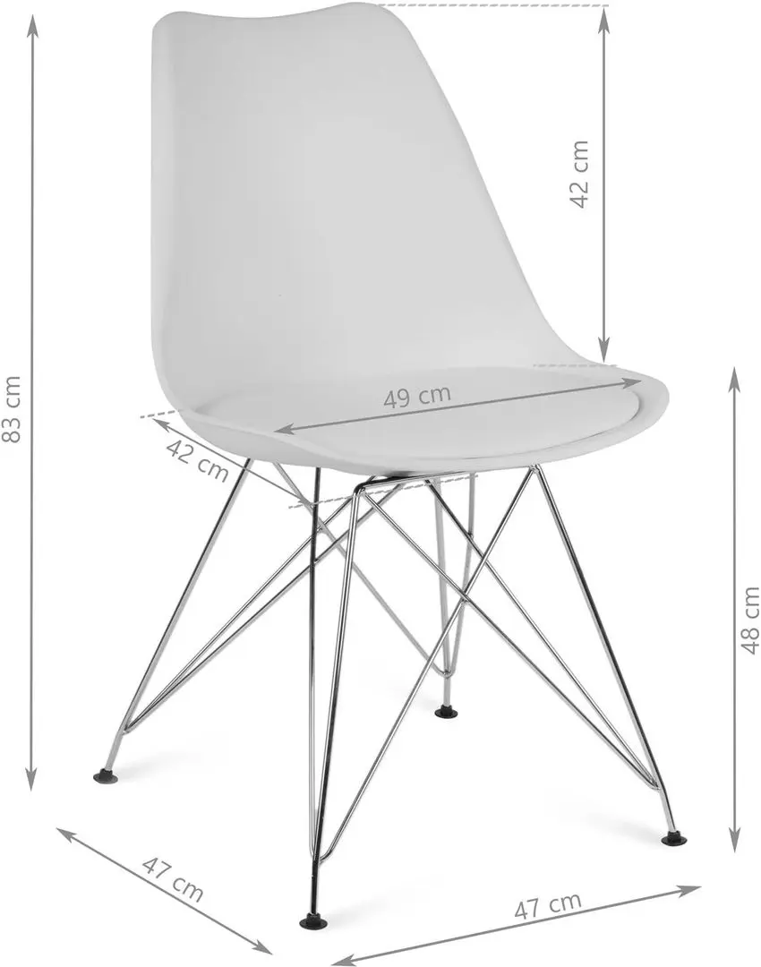 Set scaune Sofotel Kapra 270101-4 (White) - 5