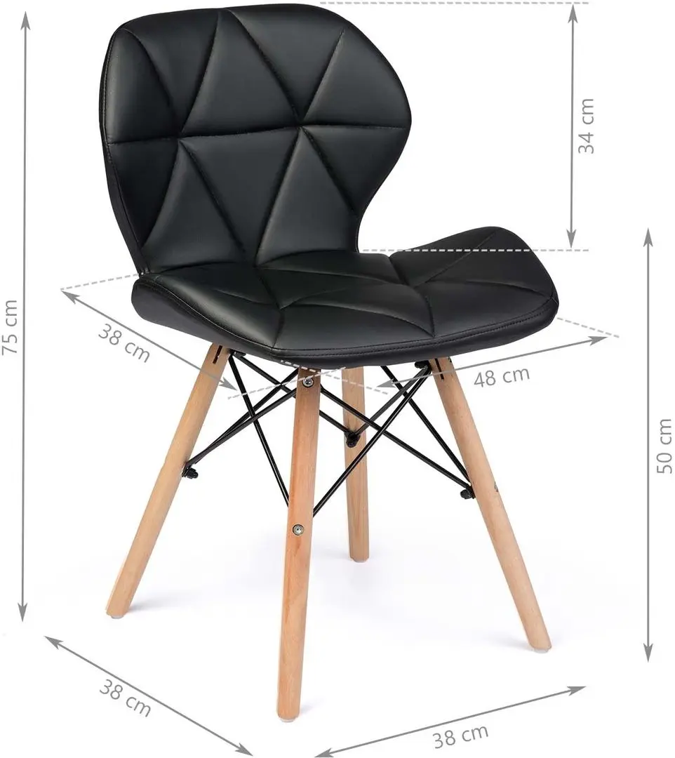 Set scaune Sofotel Sigma 270200-4 (Black) - 6