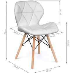 Set scaune Sofotel Sigma 270201-4 (White) Thumb
