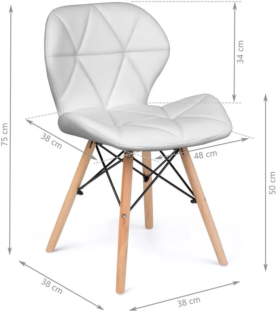 Set scaune Sofotel Sigma 270201-4 (White) - 5