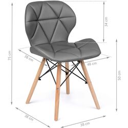 Set scaune Sofotel Sigma 270202-4 (Gray) Thumb
