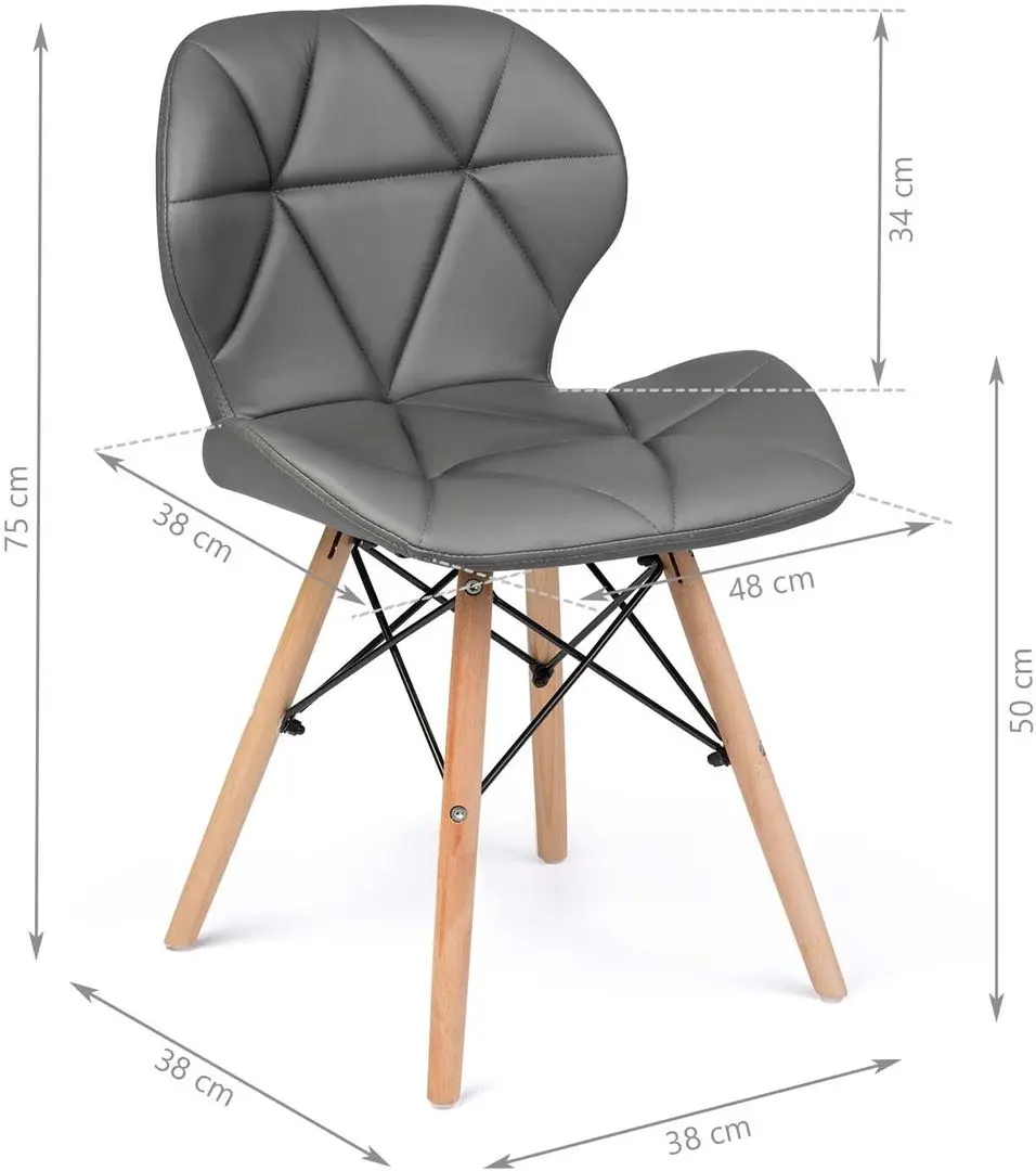 Set scaune Sofotel Sigma 270202-4 (Gray) - 6