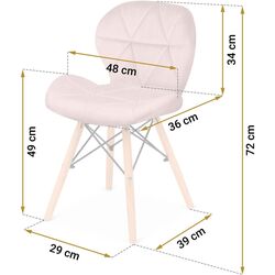 Set scaune Sofotel Sigma 270211-2 (Pink) Thumb