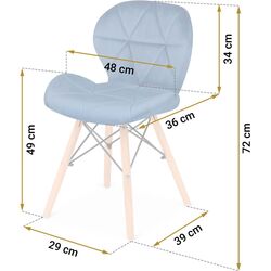 Set scaune Sofotel Sigma 270213-4 (Dark Blue) Thumb