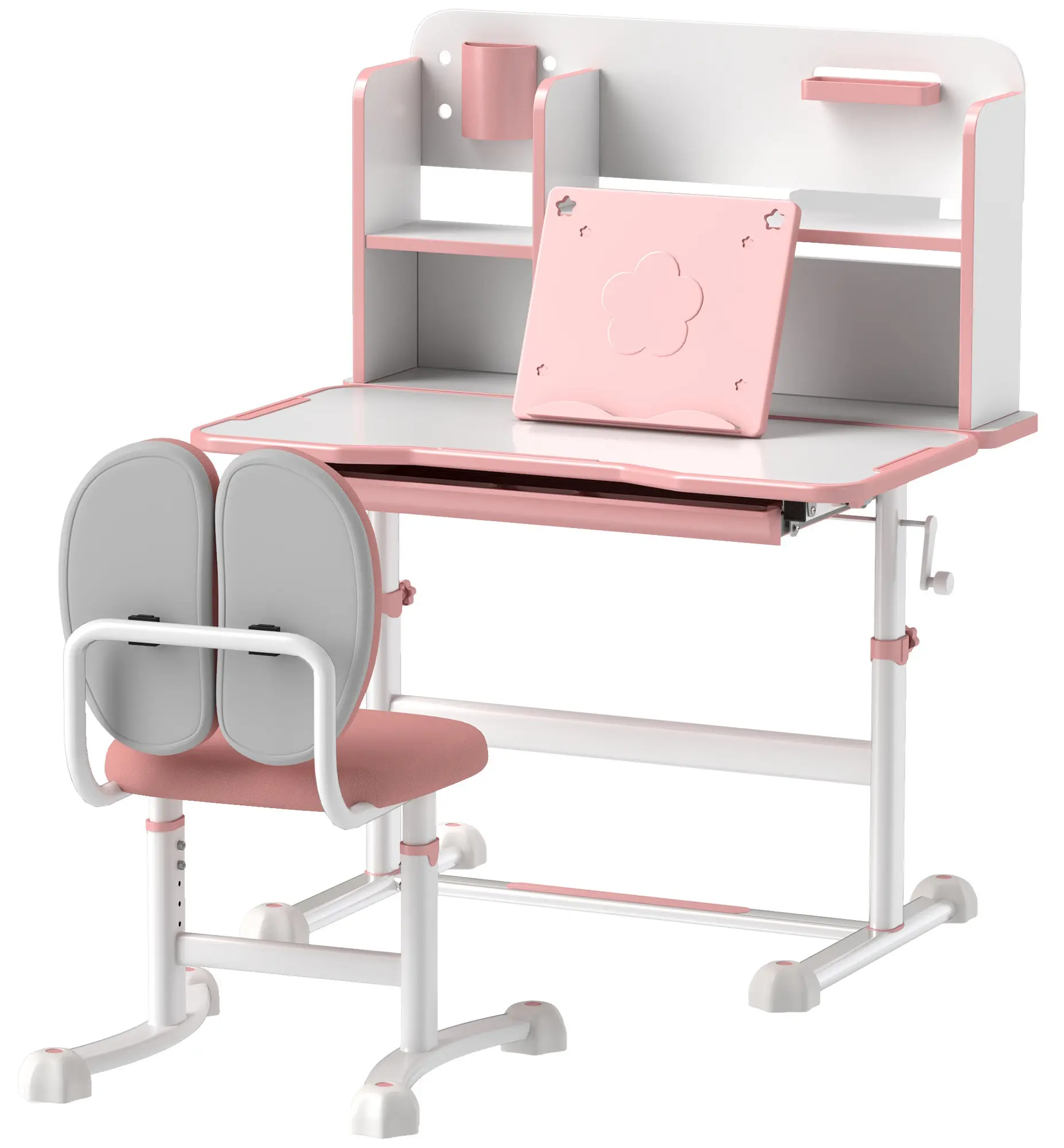 Set banca si scaun Aiyaplay 312-124V80PK (Pink) - 2