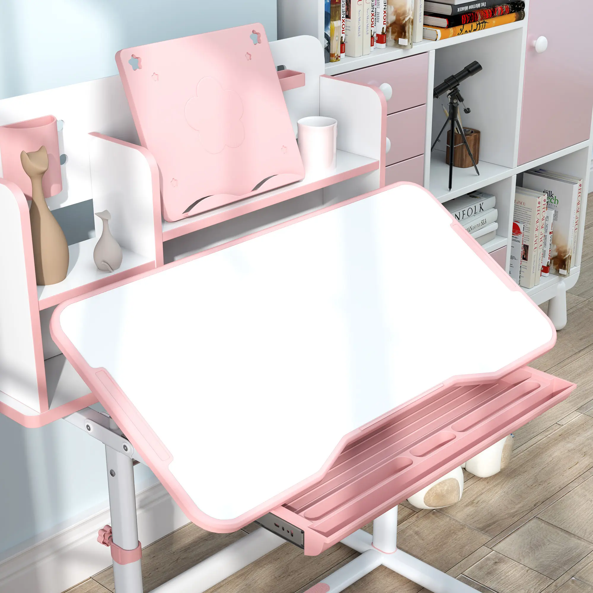 Set banca si scaun Aiyaplay 312-124V80PK (Pink) - 3