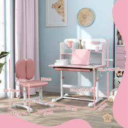 Set banca si scaun Aiyaplay 312-124V80PK (Pink) Thumb
