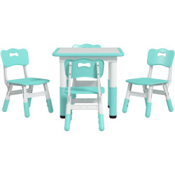 Set masa + 4 scaune Aiyaplay 312-120V80GN (Green) Thumb