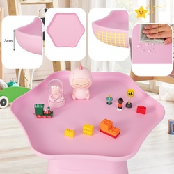 Set masa + 2 scaune Costway HY10041PI (Pink) Thumb