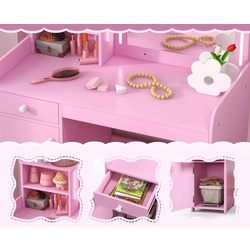 Set masa+scaun Costway HY10160PI (Pink) Thumb