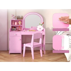 Set masa+scaun Costway HY10160PI (Pink) Thumb