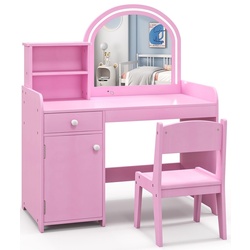 Set masa+scaun Costway HY10160PI (Pink) Thumb