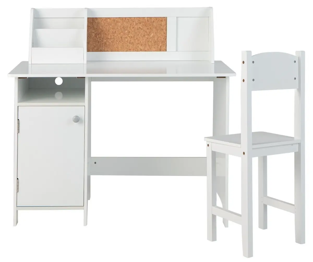 Set masa + scaun Costway HY10278WH (White)